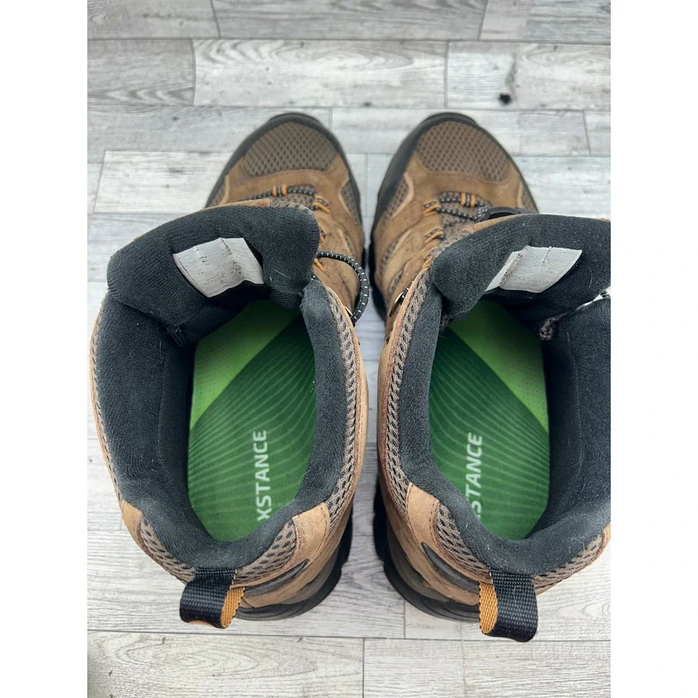 Merrell Moab 2 Mid Waterproof Hiking Boots Mens 10 Brown Suede Vibram J06051